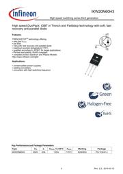 IKW20N60H3 datasheet.datasheet_page 2