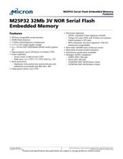 M25P32-VME6G datasheet.datasheet_page 1