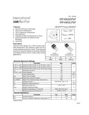 IRF4905STRRPBF 数据规格书 1