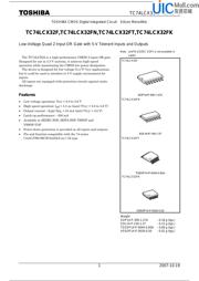 TC74LCX32FT datasheet.datasheet_page 1