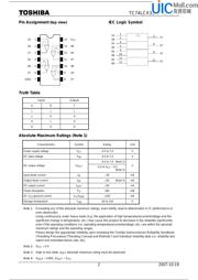 TC74LCX32FT datasheet.datasheet_page 2