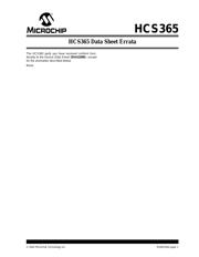 HCS365/SM 数据规格书 1