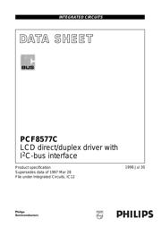 PCF8577CTD 数据规格书 1