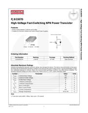 FJB3307DTM datasheet.datasheet_page 2