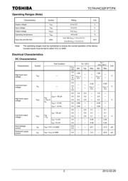 TC74VHC32F(EL,K,F) 数据规格书 3