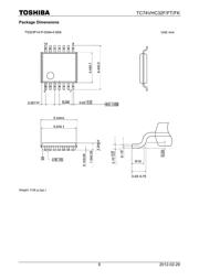 TC74VHC32F(EL,K,F) 数据规格书 6