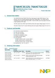 74AHCT125S14-13 Datenblatt PDF