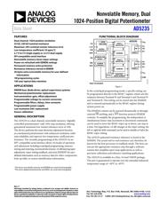 AD5235BRU25-RL7 数据规格书 1