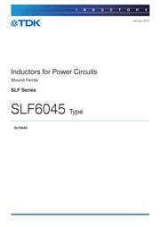 SLF6045T-220M1R1-3PF datasheet.datasheet_page 1