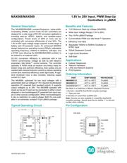 MAX668EUB+T Datenblatt PDF