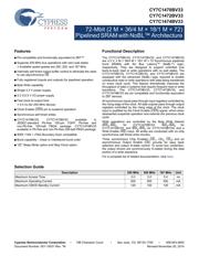 CY7C1470V33-167BZXI datasheet.datasheet_page 1