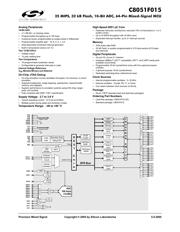 C8051F015DK datasheet.datasheet_page 1
