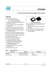 STA335W datasheet.datasheet_page 1