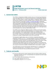 LM75BGD,125 datasheet.datasheet_page 1