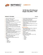 LAN91C111-NS Datenblatt PDF