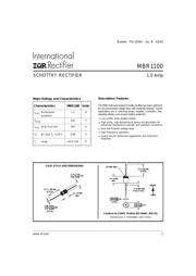 MBR1100 Datenblatt PDF