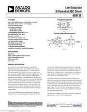 AD8138AR-REEL datasheet.datasheet_page 1