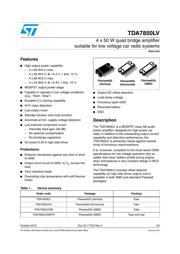 TDA7850LV datasheet.datasheet_page 1