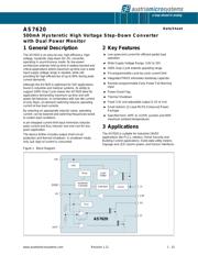 AS7620BBQFT500 datasheet.datasheet_page 1