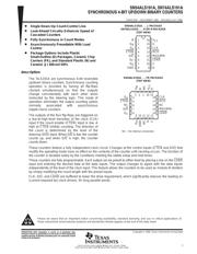 SN74ALS191ANE4 datasheet.datasheet_page 1