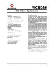 MIC2505-2BM 数据规格书 1