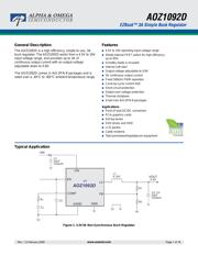 AOZ1092DI 数据规格书 1