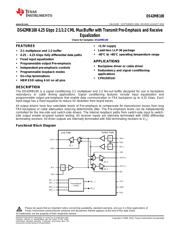 DS42MB100TSQ/S250 数据规格书 1
