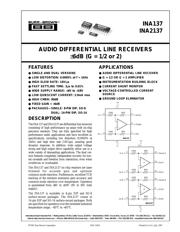 INA2137UA datasheet.datasheet_page 1