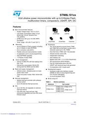 STM8L101K3 数据规格书 1