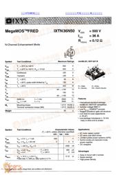 IXTN36N50 datasheet.datasheet_page 1