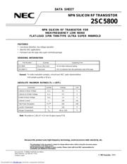 2SC5800 数据规格书 1