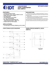 IDT74CBTLV3257PGG8 datasheet.datasheet_page 1