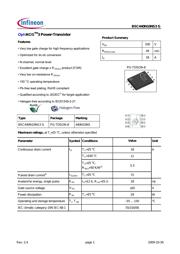 BSC440N10NS3 G 数据规格书 1