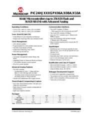 PIC24HJ256GP206T-I/PT Datenblatt PDF