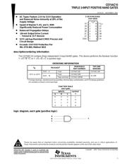 CD74AC10MG4 数据规格书 1