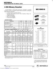 MC10H016P 数据规格书 1
