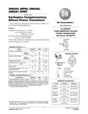 2N6286 Datenblatt PDF