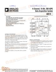 AD974 数据规格书 1