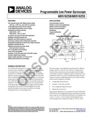 ADIS16255ACCZ datasheet.datasheet_page 1