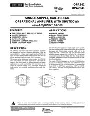 OPA341UAG4 datasheet.datasheet_page 1