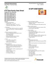 MK10DN512ZVLQ10 数据规格书 1