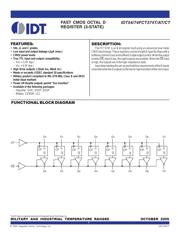 54FCT374CTDB datasheet.datasheet_page 1