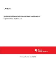 LM4928SD datasheet.datasheet_page 1