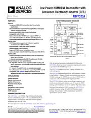 ADV7523ABCBZ-P-1RL 数据规格书 1