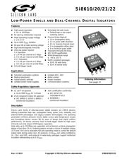 SI8610 datasheet.datasheet_page 1