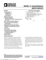 ADV3222ARZ-RL datasheet.datasheet_page 1