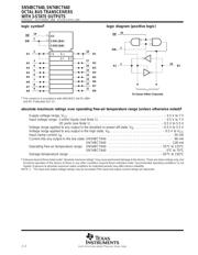 SN74BCT640DWRG4 数据规格书 2