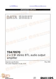 TDA7057Q 数据规格书 1