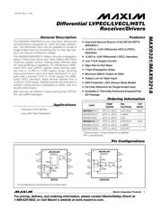 MAX9321EKA+T 数据规格书 1