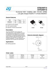 STP24NF10 datasheet.datasheet_page 1